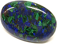 Azurite & Malachite assemblées Azurite & Malachite assemblées