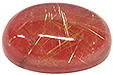 Quartz Rutile sur Rhodonite Quartz Rutile sur Rhodonite