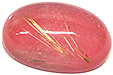 Quartz Rutile sur Rhodonite Quartz Rutile sur Rhodonite