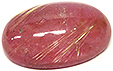 Quartz Rutile sur Rhodonite Quartz Rutile sur Rhodonite