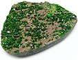Grenat Uvarovite Grenat Uvarovite