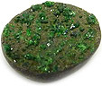 Grenat Uvarovite Grenat Uvarovite