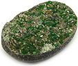 Grenat Uvarovite Grenat Uvarovite