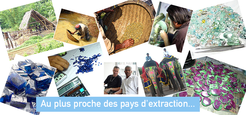 négoce de pierres fines et précieuses dans les pays de production