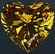 diamant brun-jaune naturel
