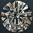 diamant gris argent&eacute; naturel