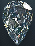 diamant gris-bleu naturel