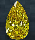 diamant jaune intense naturel