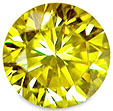 diamant jaune jonquille fancy trait&eacute;