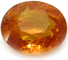 grenat spessartine orange