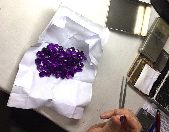 amethyste de Zambie