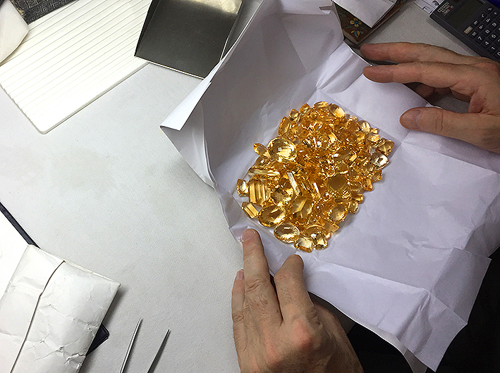lot de citrines
