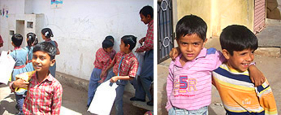 enfants jaipur inde