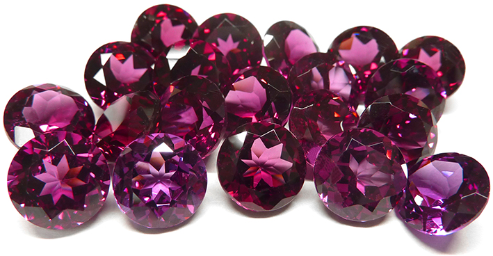 rhodolite africaine