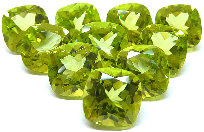 peridot vert doré