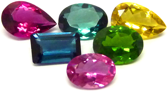 tourmaline afrique rose rouge jaune verte bleue