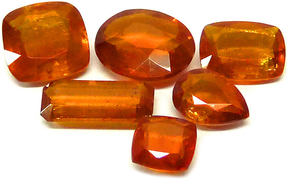 disthene orange de tanzanie / orange kyanite