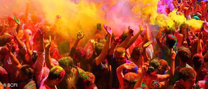 Jaipur Holi fete des couleurs 1