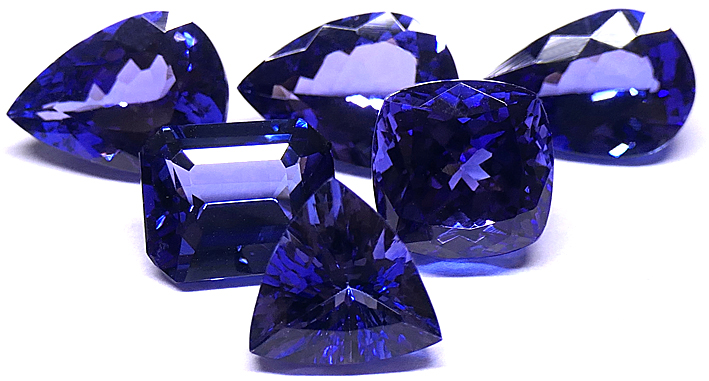 tanzanite taillŽe ˆ facettes