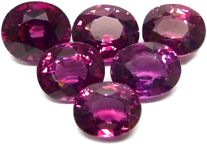 grenat rhodolite de tanzanie