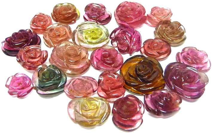 tourmaline sculpture fleur