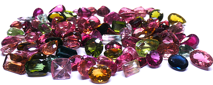 tourmalines toutes couleurs