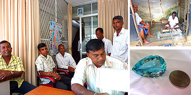 négoce de gemmes à ratnapura sri lanka