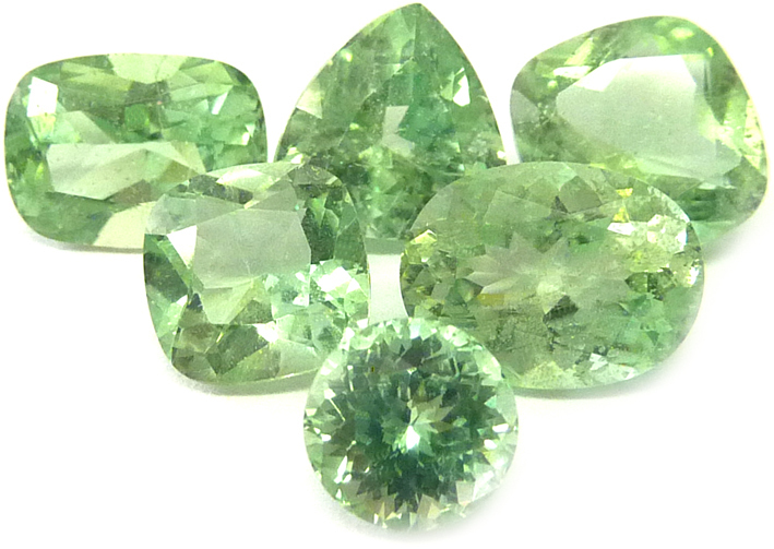 rare kornerupine vert menthe tanzanie