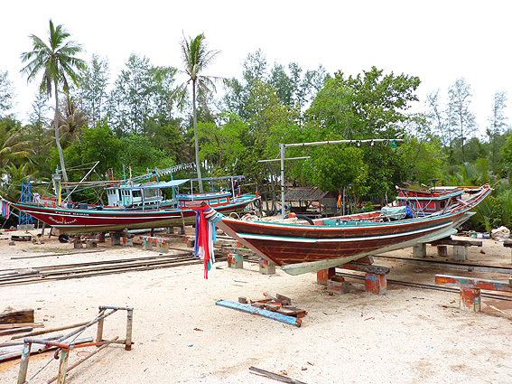 bateaux de pêche en thailande
