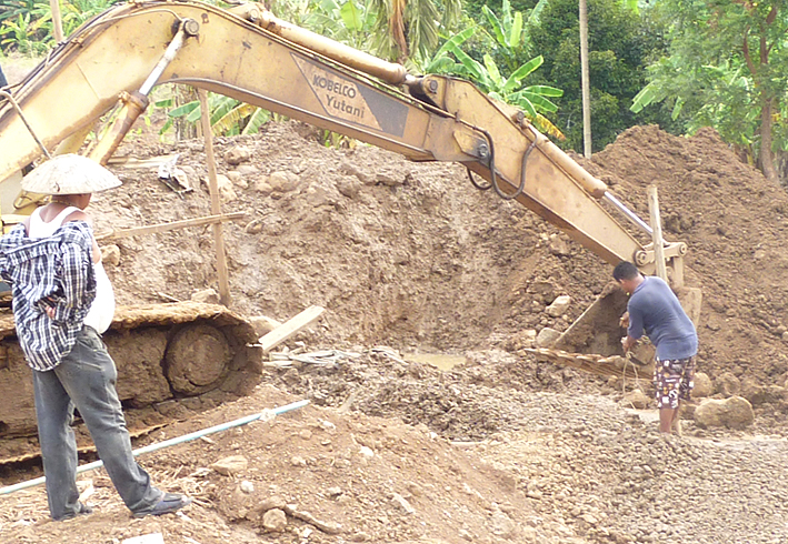 gisement alluvionnaire corindons bangka cha thailande