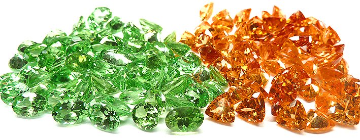 grenat menthe et spessartite