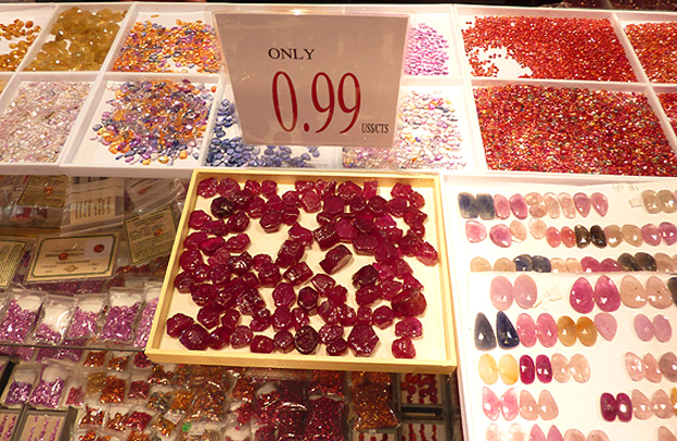 rubis glass filled tcson gemshow
