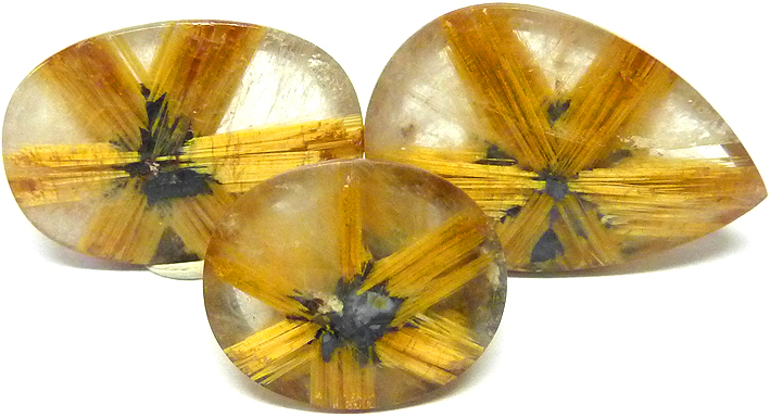 quartz rutile &eacute;toil&eacute; gems-plus.com