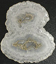 Agate Double Coeur