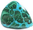 Chrysocolle-Malachite