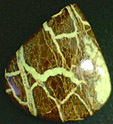 Chrysoprase sur matrice