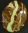 Chrysoprase sur matrice