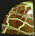 Chrysoprase sur matrice