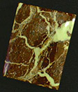 Chrysoprase sur matrice