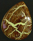 Chrysoprase sur matrice
