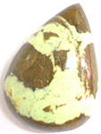 Chrysoprase sur matrice