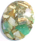 Chrysoprase & Opale amalgam�es