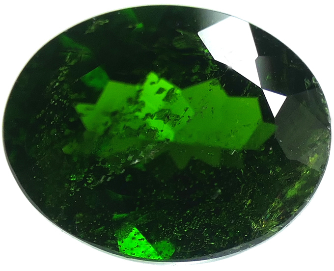 Lot De Pierres Diopside Facettées Rondes 1.75mm - Vert Naturel - Pour Création Bijoux
