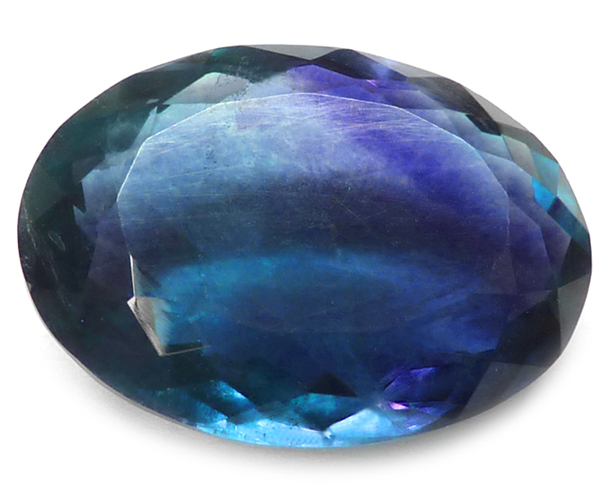 Pierre Fluorite Taillée Magnifique - 23 Carats - Objet De Collection Ou De Lithothérapie