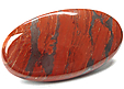 Cabochon Ovale En Jaspe Zébré De Tanzanie - 22,71 Carats - Pierre Naturelle Opaque (Neuf)