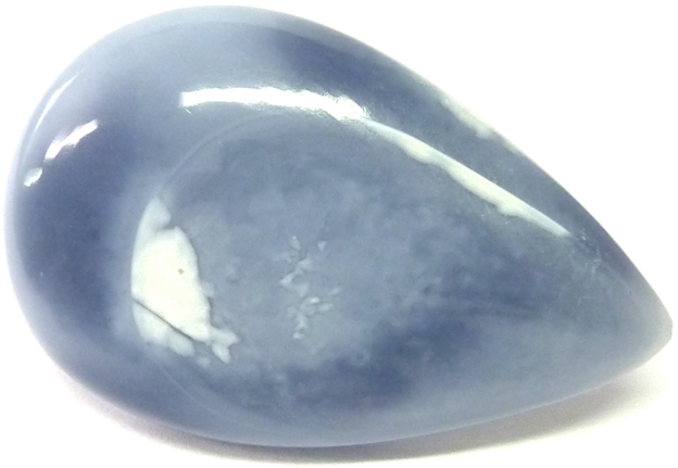 Opale Bleue Naturelle Australienne - 24,25 Carats Coussin - Certifiée AGL - Pierre Précieuse Transparente