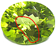 P�ridot � Inclusions