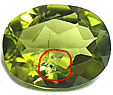 P�ridot � Inclusions