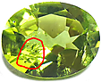 P�ridot � Inclusions