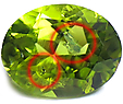 P�ridot � Inclusions